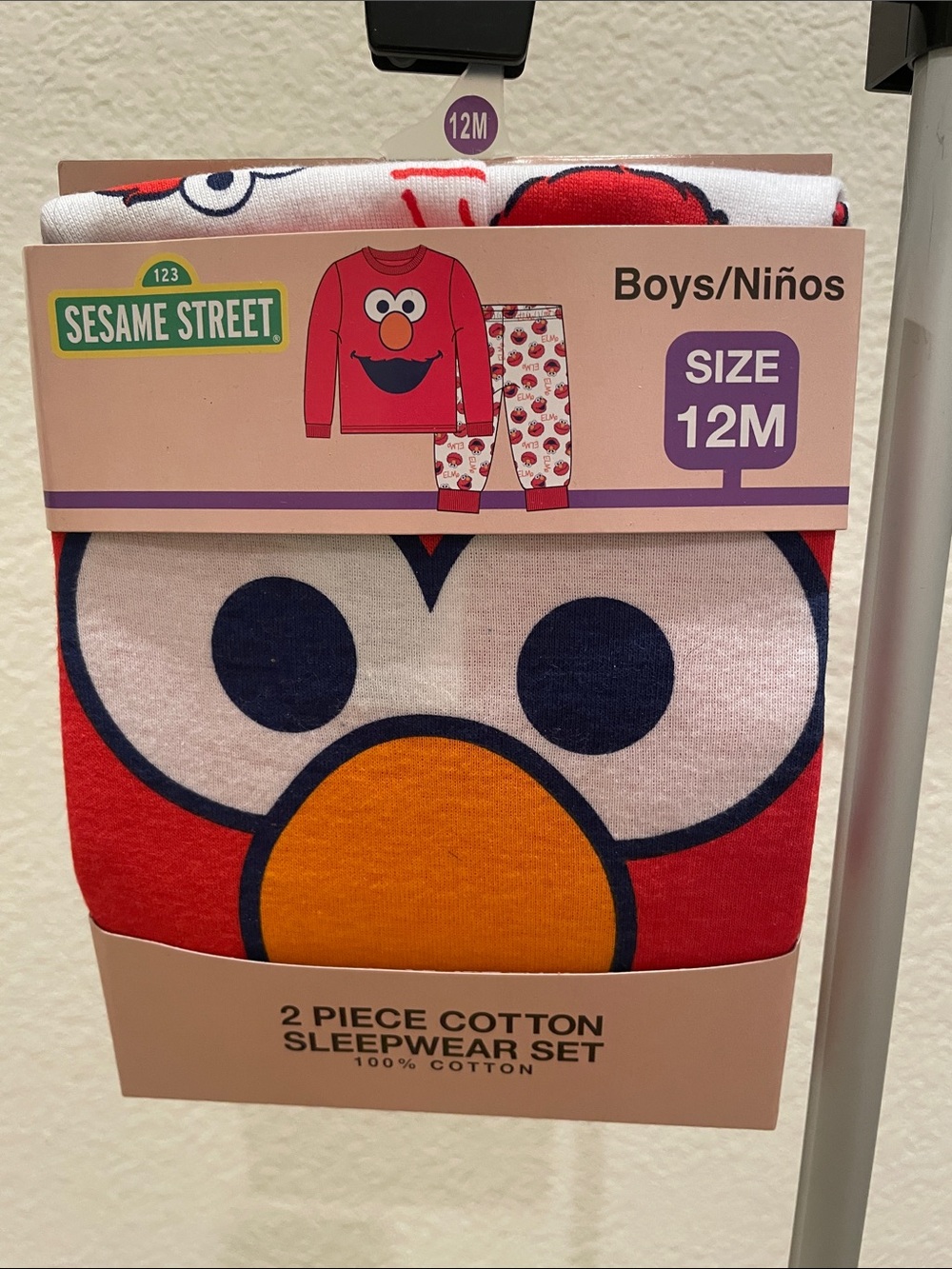 Sesame Street Elmo Pajama Set - Red, Orange, White